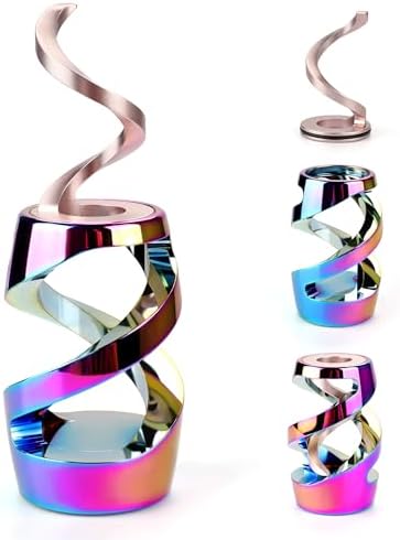 Kinetic Spinning Fidget Toy, ADHD Stress Relief Desk Decor Rainbow