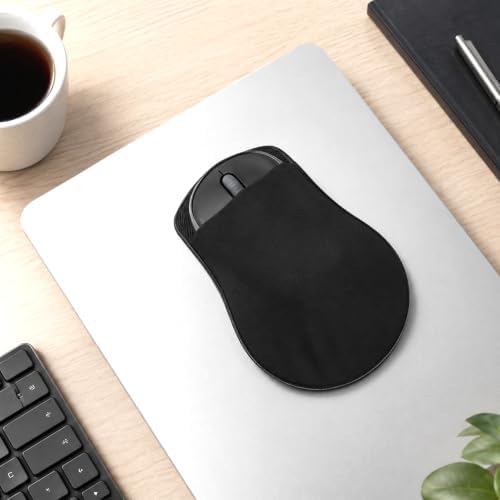 Stick-On Mouse Pouch Sleeve Pocket Wireless Mouse Holder for Laptop