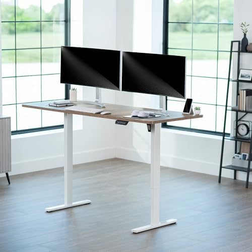 VIVO Reclaimed Wood 71 x 30 in Standing Desk, DESK-KIT-1W7P