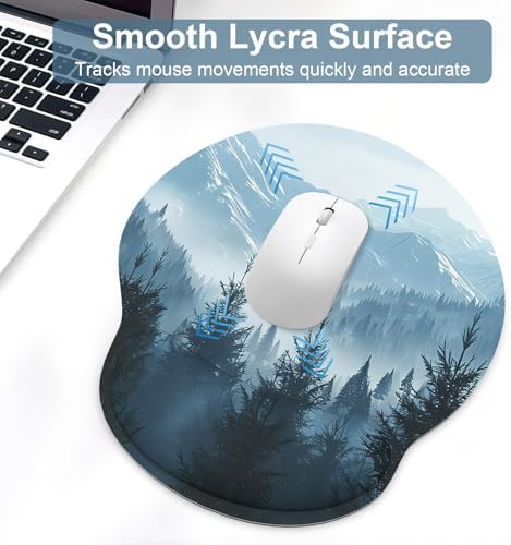 Ergonomic Mouse Pad with Wrist Rest and Keyboard Wrist Rest, Mousepad