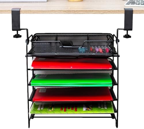 File Organizer that Attaches Under the Desk
