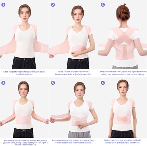 Posture Corrector for Women Men Back Brace Support Straightener Scoliosis