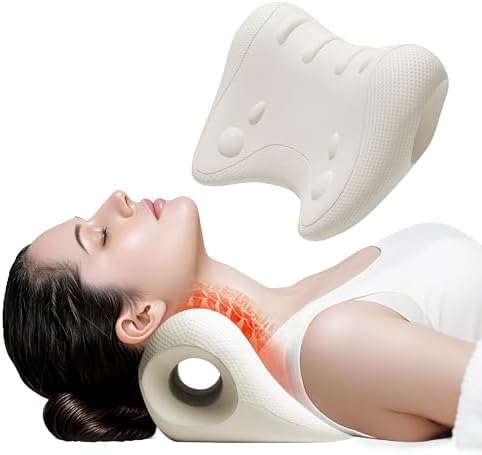 PROIRON Neck and Shoulder Relaxer, Neck Stretcher for Cervical Spine Alignment, TMJ Relief, Nerd Neck, Cervical Traction Device for Tension Headache, Curvature Assist, Pinched Nerve