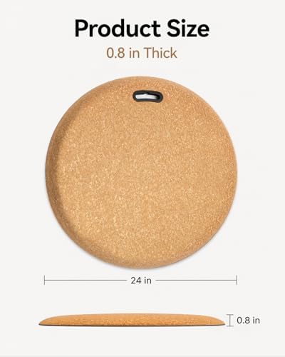Rocalt Standing Desk Mat, Cushioned Cork Anti Fatigue Mat