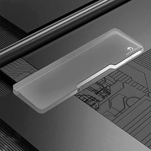 Acrylic Keyboard Wrist Rest - Compact 60% Keyboard- Mechanical Keyboards Ergonomic Palm Rest for Computer Keyboard,Anti-Slip Base,Wrist Pad for Laptop,Office & Home-Easy Typing