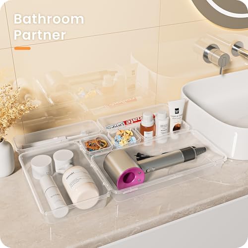 A-LuGei 【𝟓 𝐒𝐈𝐙𝐄 Tool Box Organizer Tray Divider Set Drawer Organizer