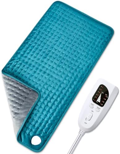 Heating pad for Back/Shoulder/Neck/Leg Pain Relief, Heating Pads for Period Cramps, 6 Fast Heating Settings, Auto-Off, Machine Washable, Birthday Gifts for Women Mom, Extra Large 17"x 33"