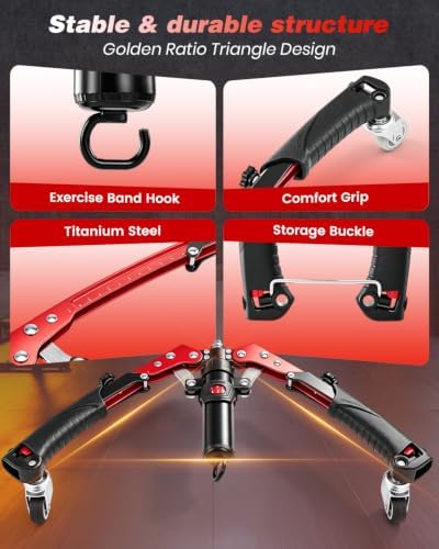 Sakerneo Hydraulic Twister Arm Trainer with Counter，Chest Workout Equipment