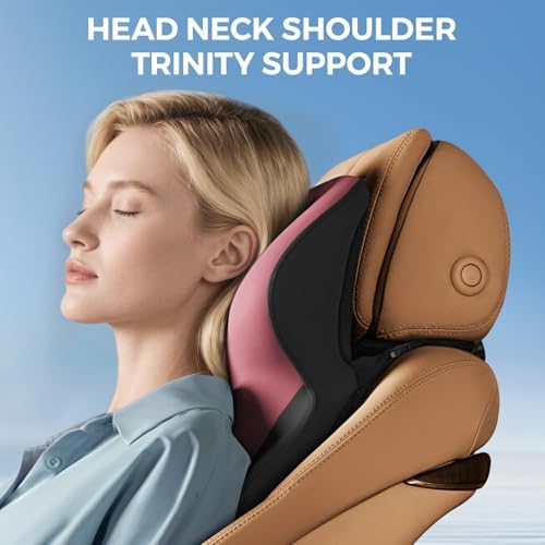 BEBAS Car Headrest Pillow, Ergonomic Neck Pillow with Memory Foam