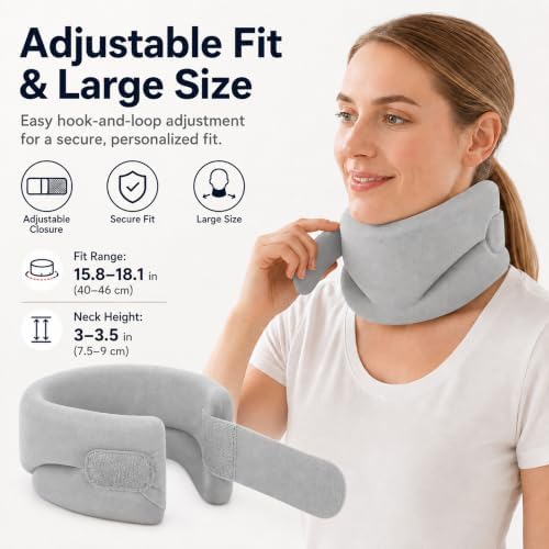 Neck Brace Cervical Collar, for Sleeping & Daily Wear, Neck Pain Relief