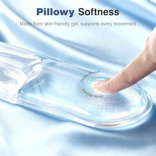 Ospelelf Ergonomic Gel Wrist Rest Set for Mouse and Keyboard, Support for Typing & Gaming, Relieve Carpal Tunnel Wrist Pain, Sweat-Proof & Easy to Clean, for Office, Programmer, Home Computer Use