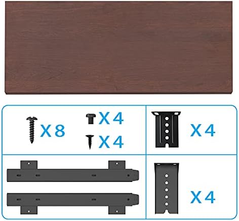 FRMSAET Office Product 20/24/30 inch Keyboard Drawer Tray (30 in, Cherry)