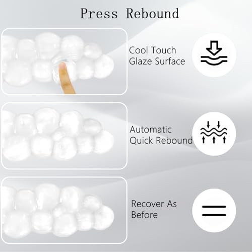 Gel Cloud Wrist Rest for Keyboard and Mouse Clear Mouse Pad with Wrist Rest 3PCS Ergonomic Cool Keyboard Wrist Pad Cute Acrylic Coaster Non-Slip Cute Transparent Mouse Wrist Pad for Computer Keyboard