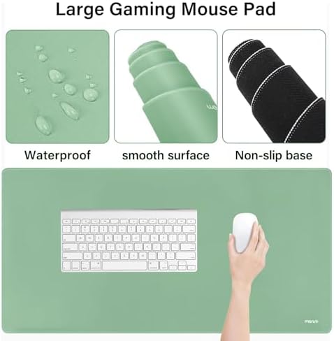 MOSISO Keyboard Mouse Pad Set, Large Gaming Mousepad&Keyboard Wrist Rest