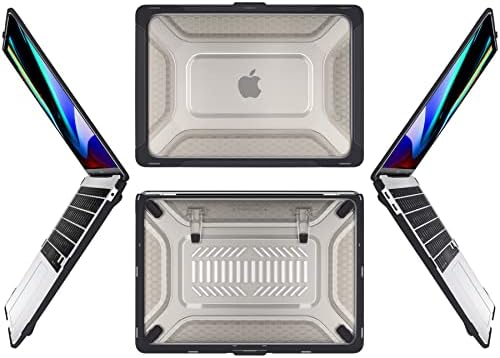 Batianda HexArmor Case for MacBook Air 13 Inch 2018-2020, Black