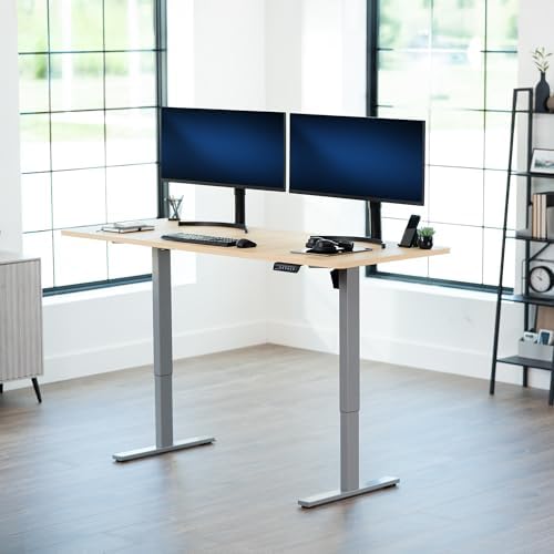 VIVO Light Wood 71 x 30 in Standing Desk, DESK-KIT-1G7C