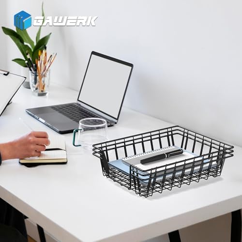 A4 Letter Magazine Desk File Storage Tray Organizer Bin (6)