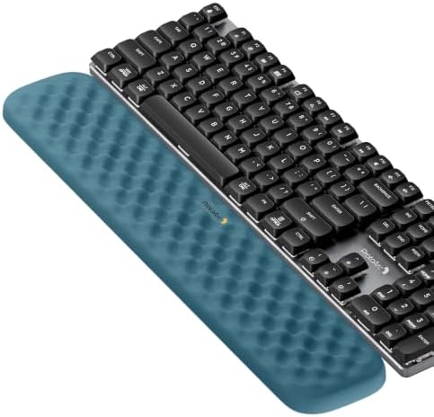 ProtoArc KP50 Ergonomic Wrist Rest for Keyboard with Lycra Surface, Blue