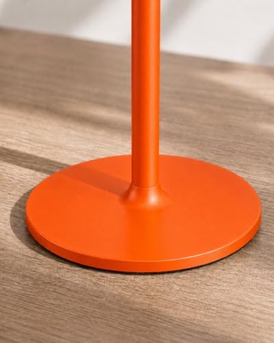 Orange Cordless Table Lamps, Rechargeable LED Touch Lamp, 2 Pack