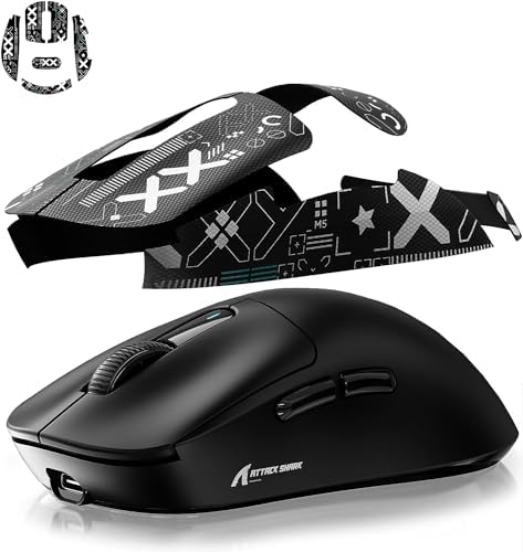 ATTACK SHARK Mouse Anti Slip Grip Tape for X3 Wireless Gaming Mouse - Black