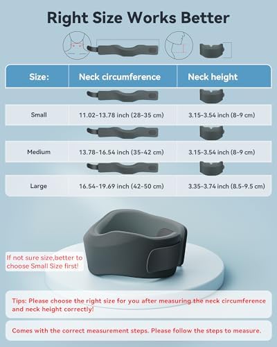 Neck Brace for Sleeping, for Relief Neck Pain and Provide Neck Support