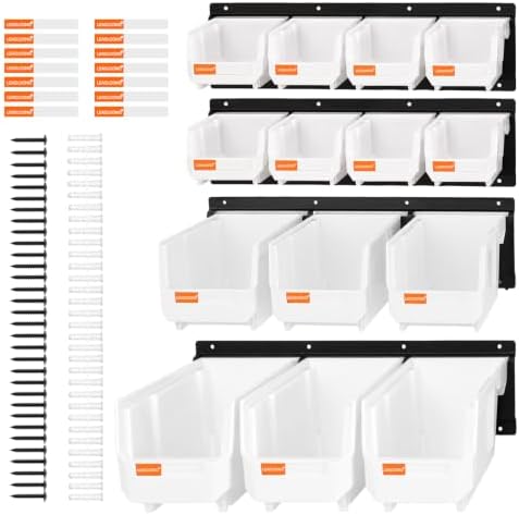 14pc Wall-Mounted Organizer V1 V2 V3 Master Combo Set White