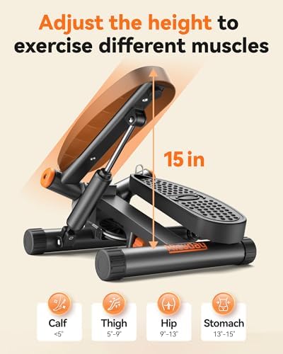 Niceday Steppers for Exercise at Home, Mini Stepper with 300LBS Capacity