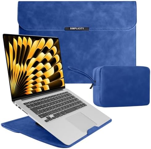15-16 Inch Laptop Sleeve Case for MacBook Air 15/Pro 16/15 - Blue