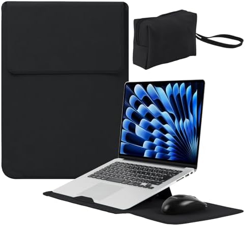 15-16 Inch Protective Laptop Sleeve with Stand, for MacBook Pro/MacBook Air