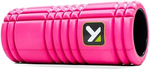 TRIGGERPOINT Performance Therapy Grid Foam Roller for Exercise, Deep Tissue Massage and Muscle Recovery, Original (13-Inch), Pink
