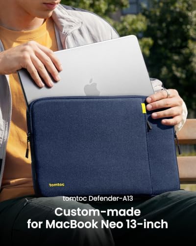 tomtoc 360° Protective Laptop Sleeve 13-inch MacBook Neo A3404 (2026)