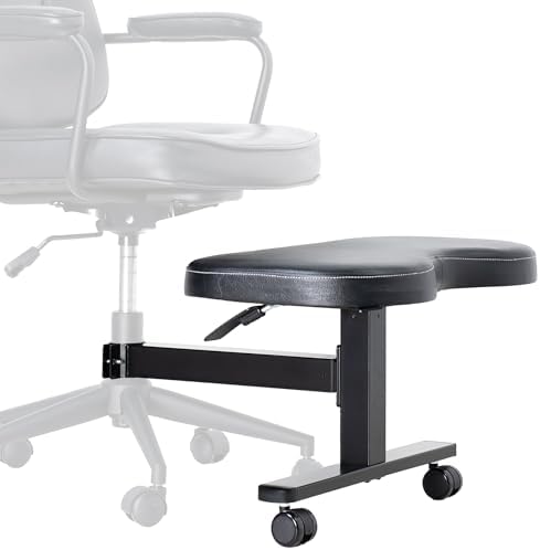 VIVO Black Retrofit Footrest for Office Chair, Chair-REST1