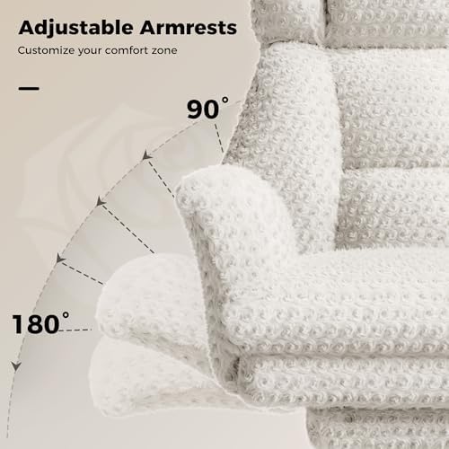 Big and Tall Office Chair, Flip Armrests for Pets & Cross Legged Sitting