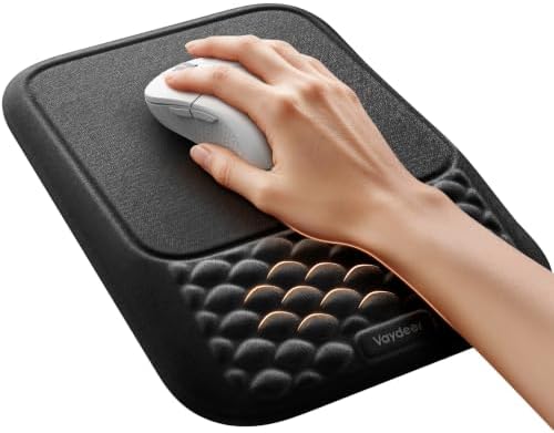 Vaydeer Mouse Pad with Wrist Rest, Ergonomic Memory Foam Wrist Support