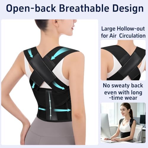 Posture Corrector for Women Men Back Shoulder Support Back Brace