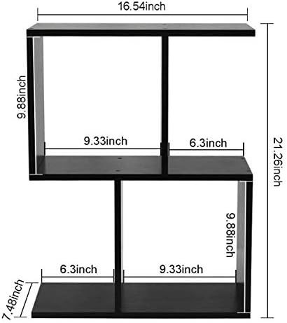 PAG-Mass Desktop Bookshelf Freestanding Wooden Countertop Bookcase Accessories Organizer Display Rack Dorm Desk Storage Shelf