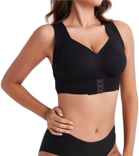 Posture Corrector Bras Women Wireless Wide Strap Back Support Bra