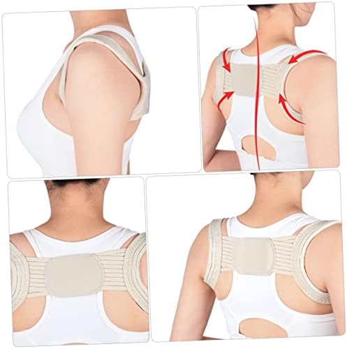 VALICLUD Adjustable Posture Corrector Strap for Men Women and Boys and Girls Back Brace for Improved Sitting and Standing Posture Lightweight and Comfortable Correction Belt XS (50-75 lbs)