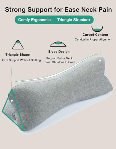 Buckwheat Pillow Neck Roll Bolster Buckwheat Hulls Filling Neck Roll Pillow