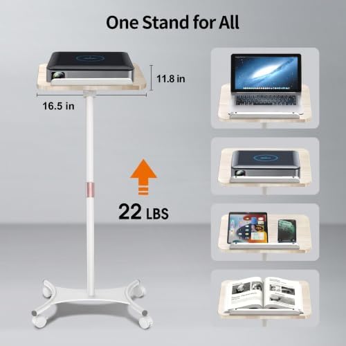 2-in-1 Floor Music Stand & Desktop Book Stand, 16.5"–51" Height Adjustable