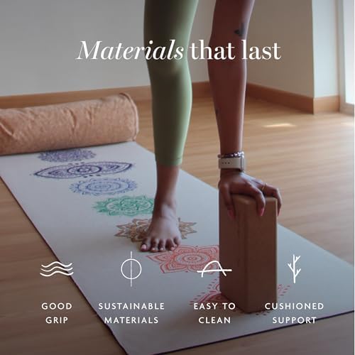 Shakti Warrior TPE Yoga Mat (72 inch x 24 inch x 6mm Thick)