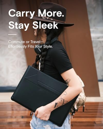 MOFT Laptop Carry Sleeve with Stand &Smart Storage for 15" Laptop for Work