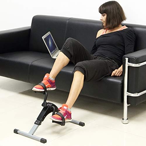 Folding Pedal Exerciser, Mini Exercise Bike Under Desk Bike