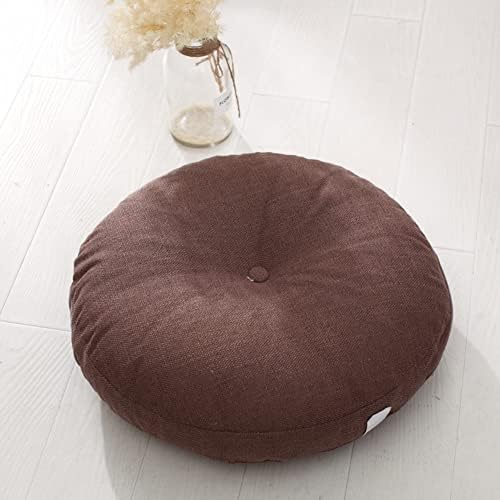 Removable Tatami Futon Floor Cushion Seating Cushion Floor Pillow,Round Living Room Office Chair Pads Mat Yoga Cushion Meditation Floor Pillow B 45cm(18inch)