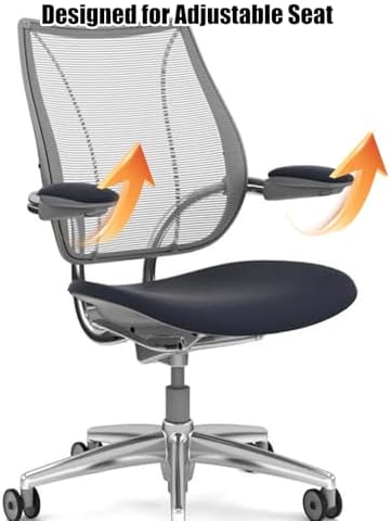 Height Adjustable Office Chair Armrest Pad Cover Fit for Humanscale Liberty