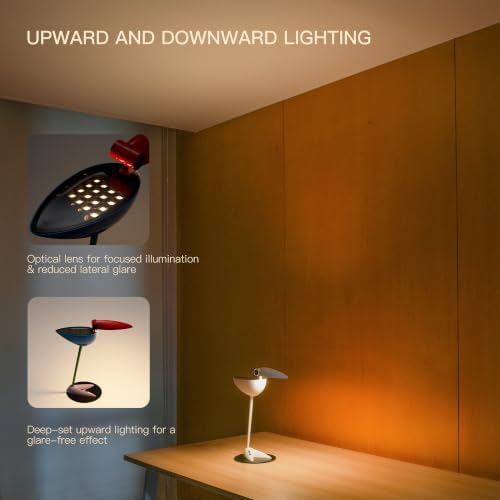KEEY Modern Bird Desk Lamp Aluminum Night Light LED Reading Lamp Home Decor