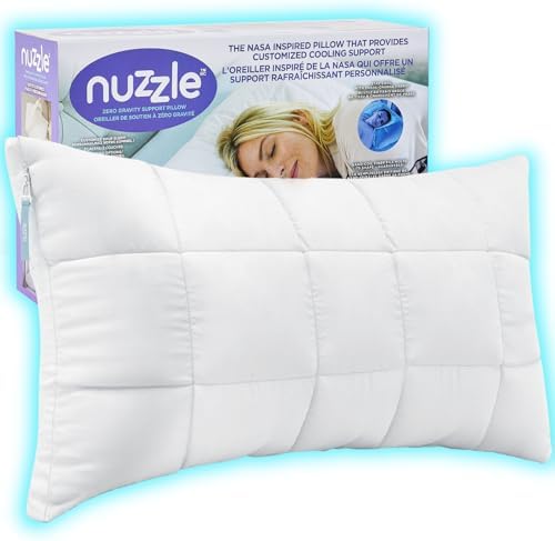 Nuzzle Pillow Queen Adjustable Neck Pillow,Soft Luxury Hotel Feel