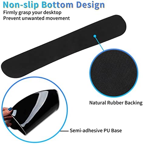 3-in-1 Ergonomic Memory Foam Keyboard Wrist Rest Pad Set, Constellation Cat