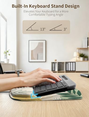 Ergonomic Keyboard Wrist Rest Pad with Wrist Support Boho