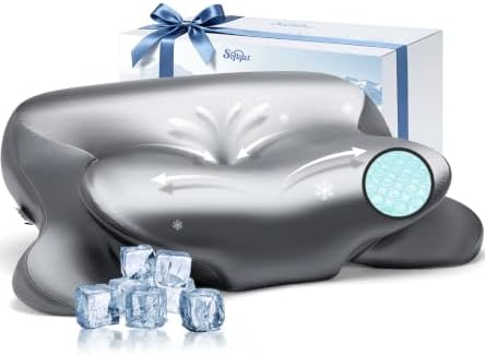 2026 Cooling Gel Memory Foam Pillow, Cervical Neck Pillow for Pain Relief